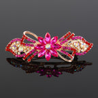 Crystal hair clip
