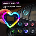 Solar Heart Car Interior Ambient Light