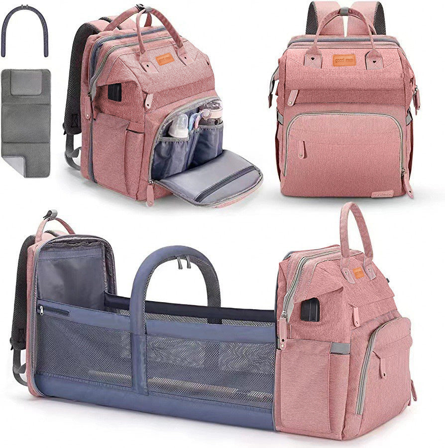 Foldable Anti Mosquito Mommy Baby Backpack