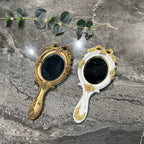 European Resin Handheld Decorative Mirror