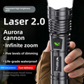 Rechargeable LED Flashlight with Adjustable Zoom