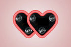 Solar Heart Car Interior Ambient Light