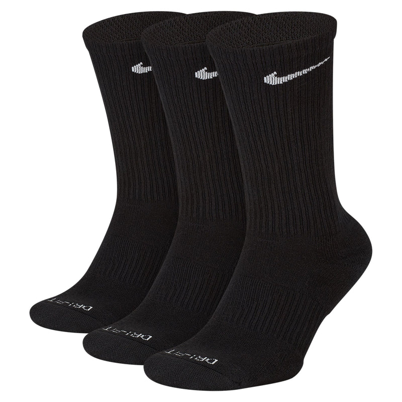 Nike 3-Pack Everyday Plus Cushioned Socks - Black