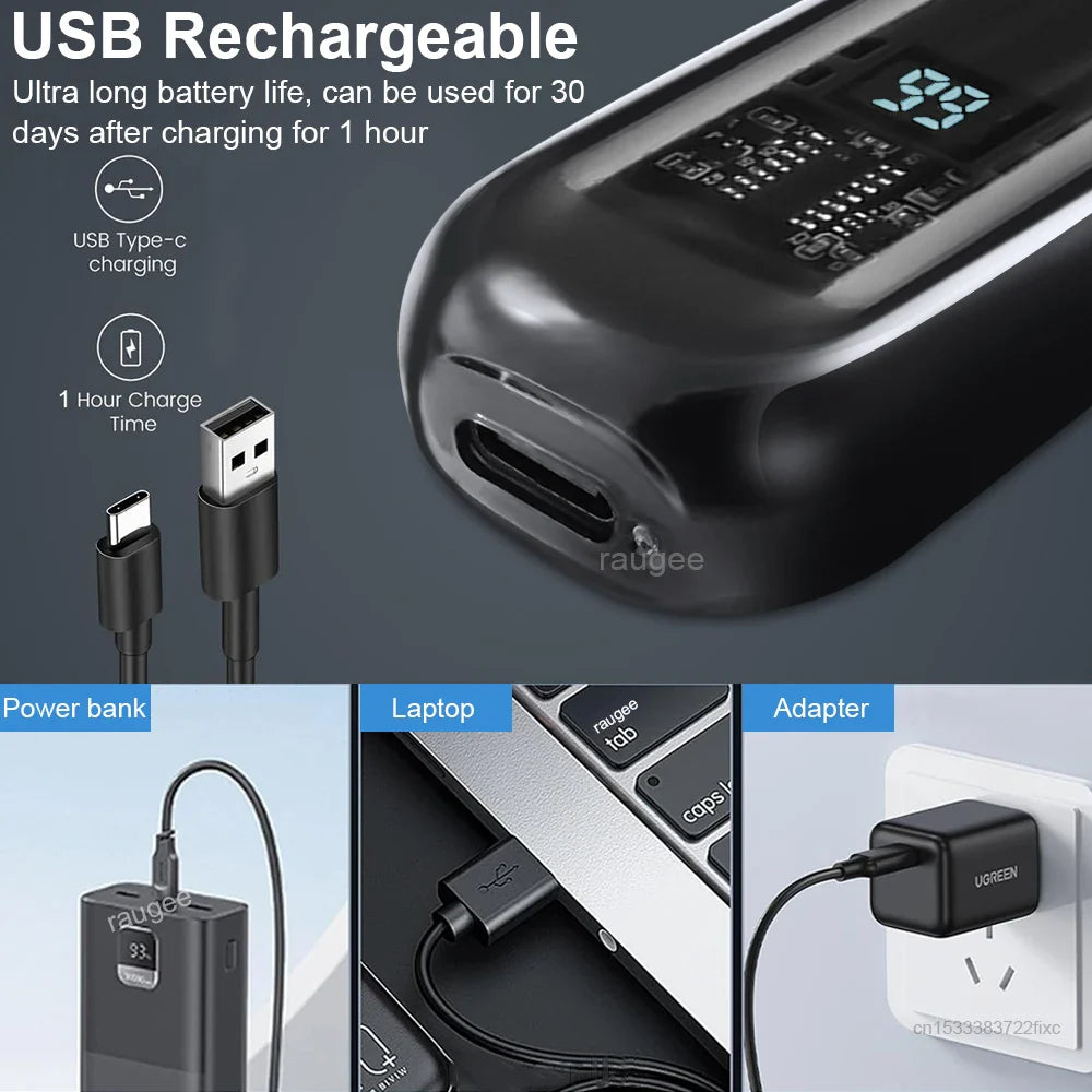 USB Rechargeable Mini Nose Hair Trimmer