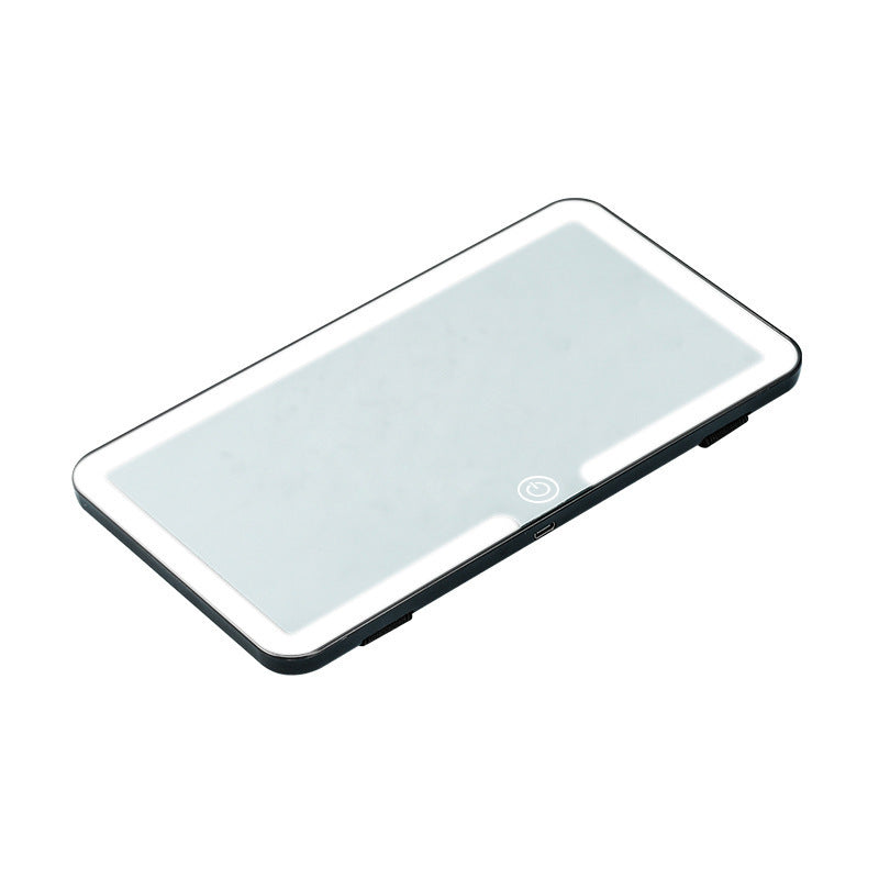 Adjustable LED Car Vanity Mirror with Sun Visor Clip