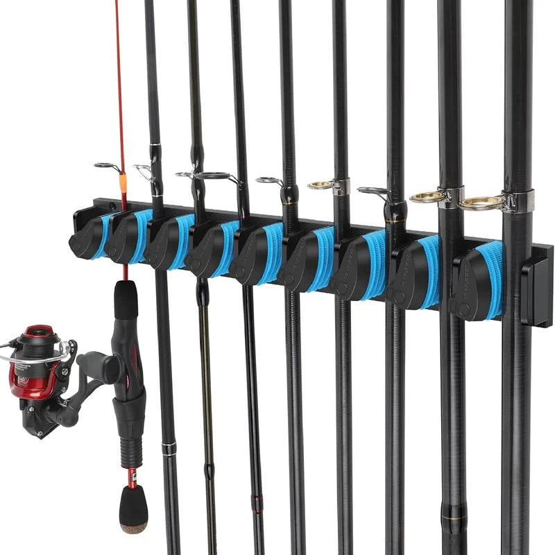 Wall Mounted Fishing Rod Storage Rack
