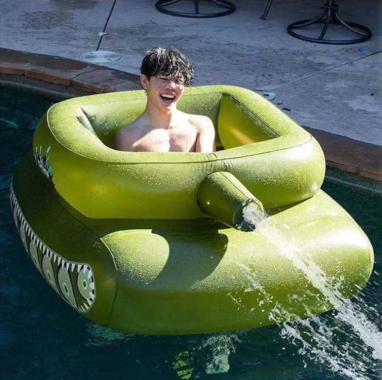 Inflatable Tank Water Spray Toy