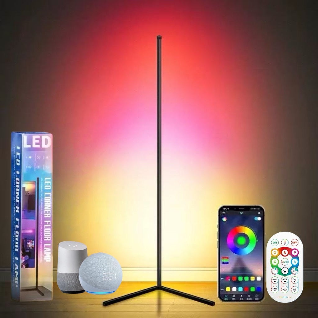 Modular RGBIC LED Floor Lamp with Smart Control
