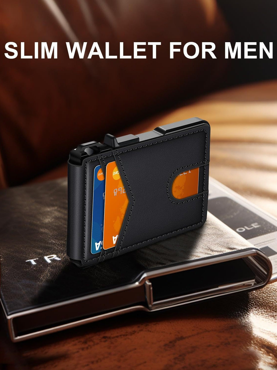 Metal RFID Wallet - Travel Smart & Secure!