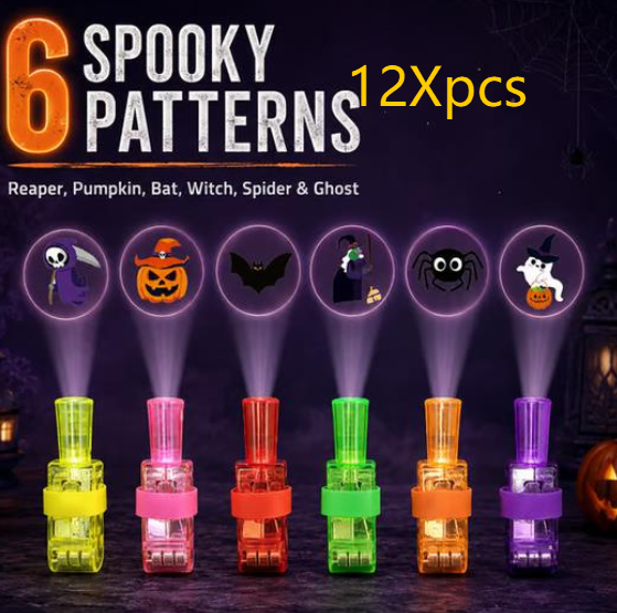 LED glowing ring for Halloween projection light