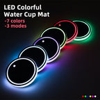 LED Luminous Cup Mat Car Decor