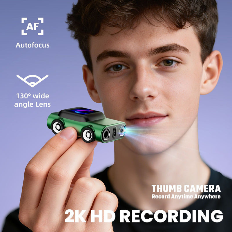 Portable Retro Digital Camera – 2K Video & 12MP