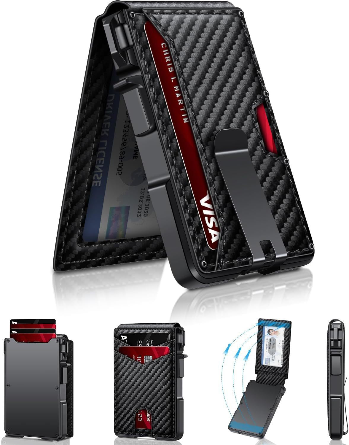Metal RFID Wallet - Travel Smart & Secure!