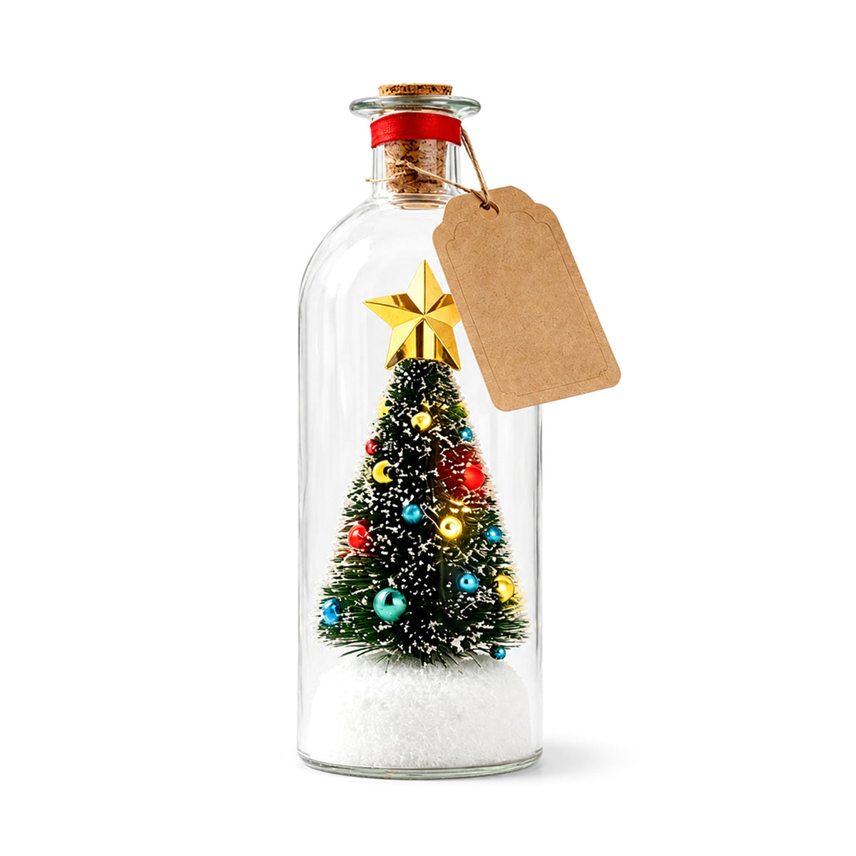 Exquisite Simulation Christmas Tree Wishing Bottle