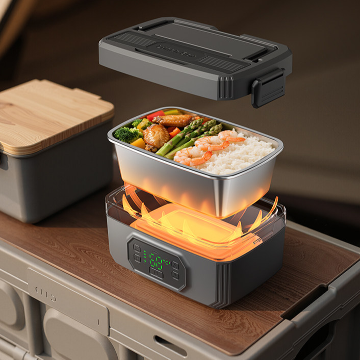 USB Electric Heating Lunch Box - Waterless Portable Meal Warmer