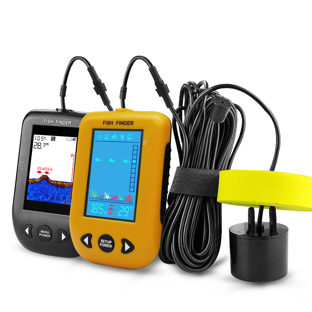Wired Sonar Fish Detector with Color Display