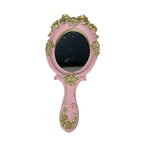 European Resin Handheld Decorative Mirror