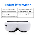Smart Hot Compress Bluetooth Eye Massager