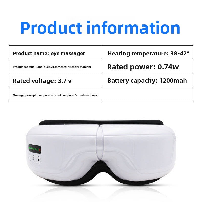 Smart Hot Compress Bluetooth Eye Massager