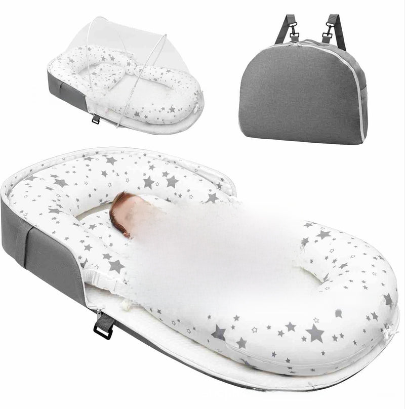 Foldable Portable Baby Bed with Mosquito Net