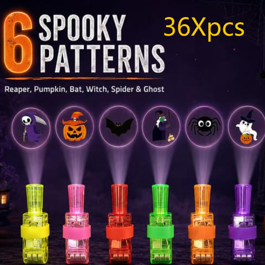 LED glowing ring for Halloween projection light