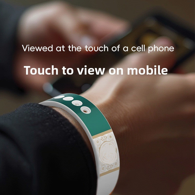 Smart NFC Audio Bracelet with Touch Playback