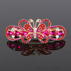 Crystal hair clip