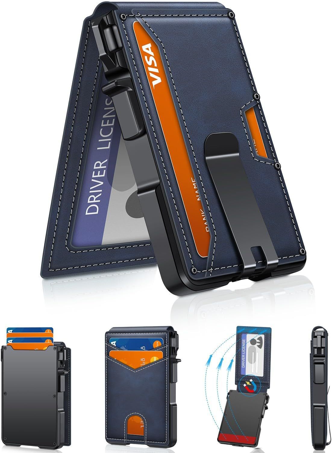 Metal RFID Wallet - Travel Smart & Secure!