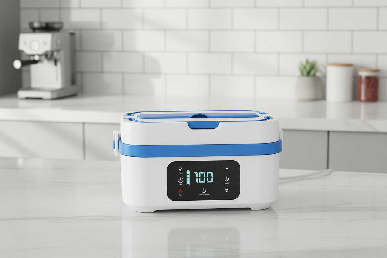 Rechargeable Electric Lunch Box with Stainless Steel Liner