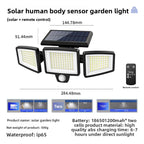 Smart Solar Powered Outdoor Garden Light