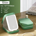 Makeup mirror storage box