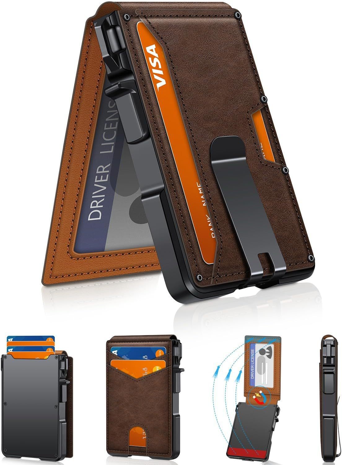 Metal RFID Wallet - Travel Smart & Secure!