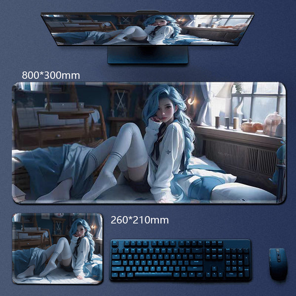 260x210x3mm / Blue Hair Girl