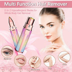 USB Rechargeable 2-in-1 Hair Remover and Eyebrow Trimmer