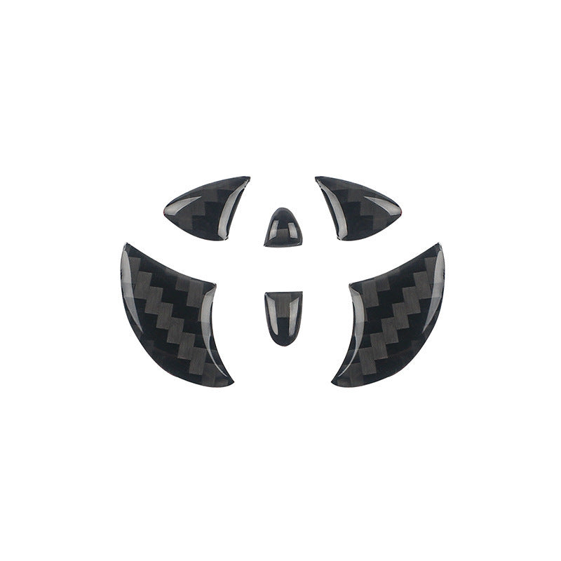 Carbon Fiber Steering Wheel Decorative Sticker