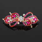 Crystal hair clip
