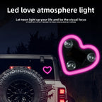 Solar Heart Car Interior Ambient Light