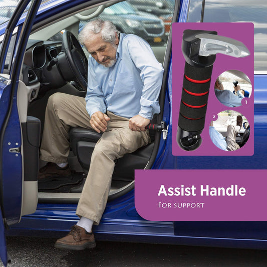 Multifunctional Car Emergency Assist Handle with Window Breaker