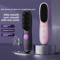 USB Rechargeable Ceramic Hair Straightener with LCD Display