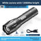 Rechargeable LED Flashlight with Adjustable Zoom