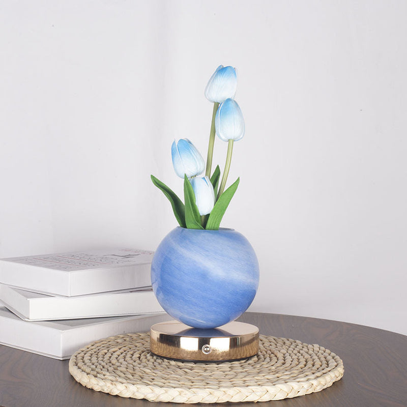 Tulip Artificial Flower Table Lamp with USB Charging - Product Page — image 7