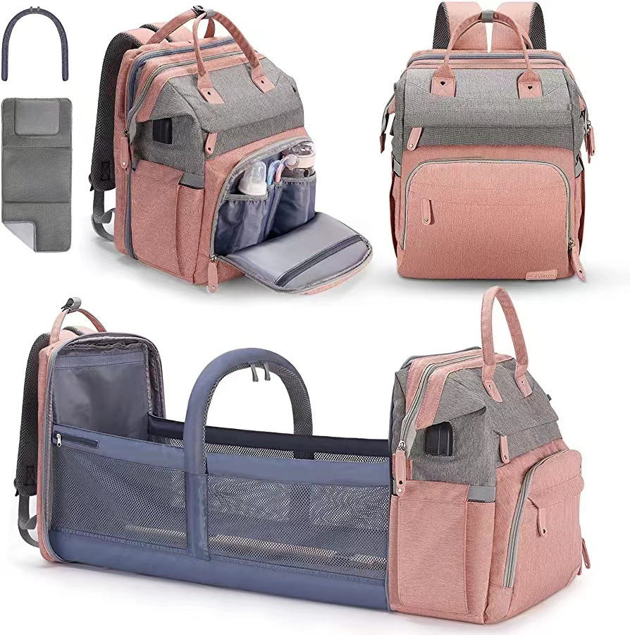 Foldable Anti Mosquito Mommy Baby Backpack