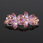 Crystal hair clip