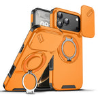 Magnetic Window Phone Case with Holder for iPhone Series
