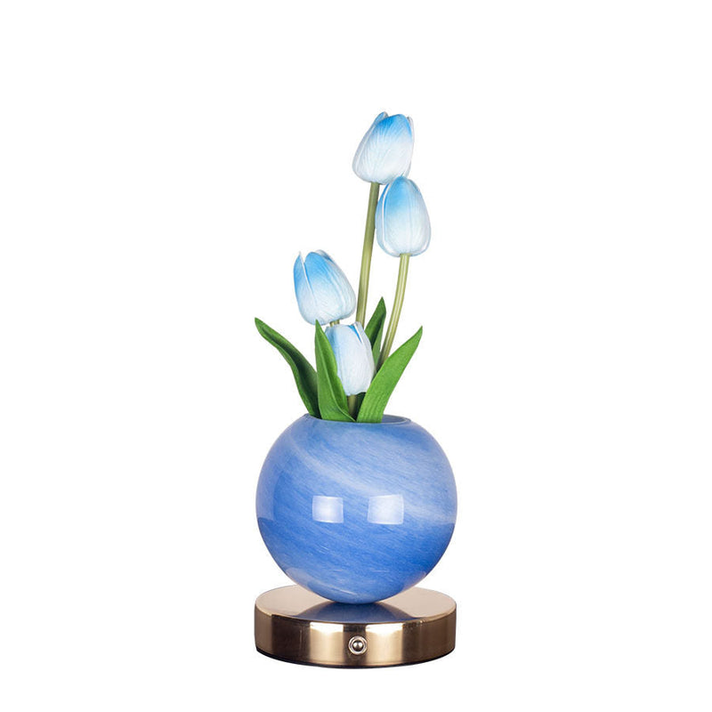 Tulip Artificial Flower Table Lamp with USB Charging - Product Page — image 5