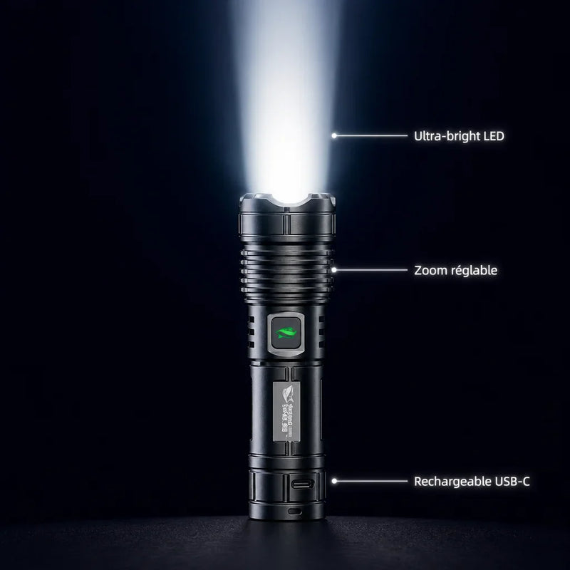 [Scale AI] usp_icons — Rechargeable LED Flashlight with Adjustable Zoom